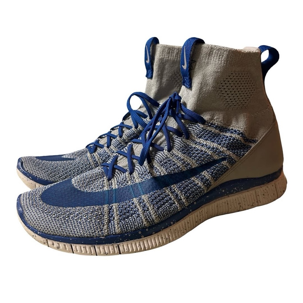 GREAT CONDISH - Nike Free Flyknit Mercurial Wolf Grey Game Royal